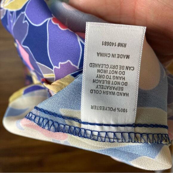 Unique Vintage Navy Purple 70s Style Long Sleeve Maxi Dress Spring Summer XS - Picture 8 of 13